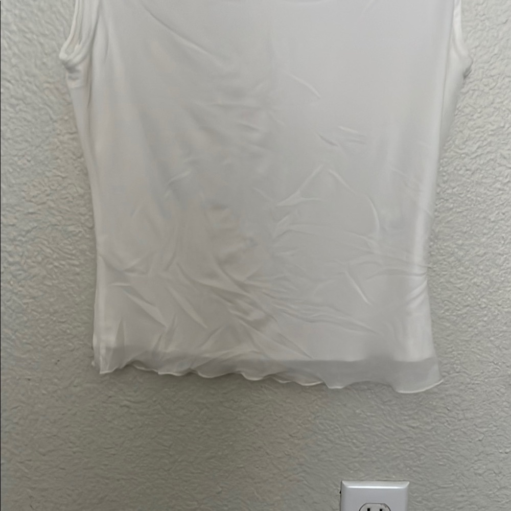 white mesh brandy tank - Picture 2 of 3